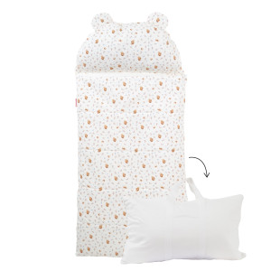 LITTLE CREVETTE Sac de couchage enfant 'FilOdoo' Noisette