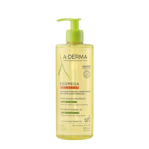 A-Derma Exomega Control Óleo Duche Emoliente antiprurido pele atópica 500ml