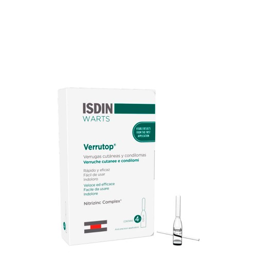 ISDIN Verrutop Tratamento de Verrugas 4x0.10ml