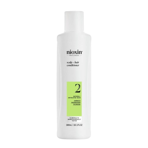 Nioxin Sistema 2 Condicionador para Cabelo Natural com Perda de Densidade Avançada 300ml