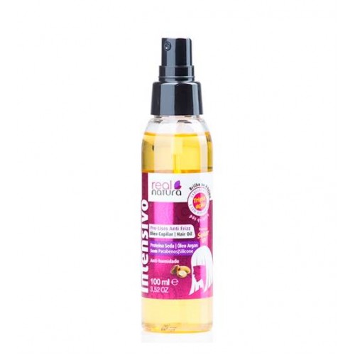 Real Natura Óleo Capilar Pro-Lisos Anti Frizz Argan 100ml