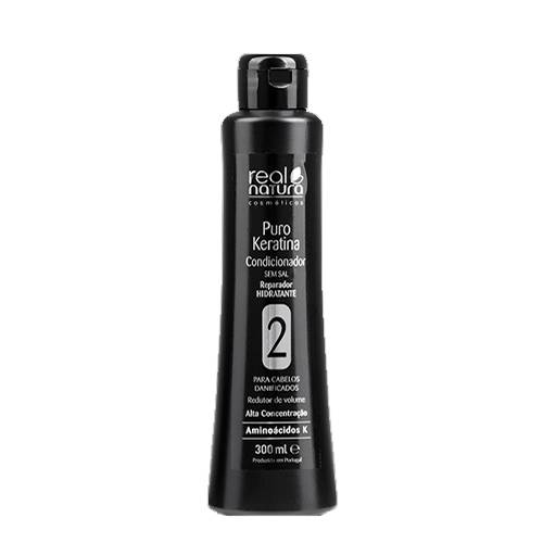 Real Natura Sem Sal Puro Keratina Condicionador 300ml