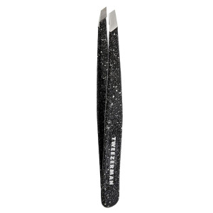 TWEEZERMAN Sparkling Black Slant Tweezer