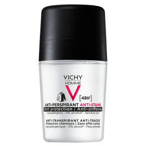 VICHY Homme 48h Anti-Traces Roll-On Deodorant 50ml