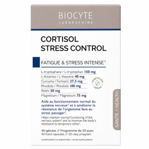 BIOCYTE Cortisol Stress Control 40pcs
