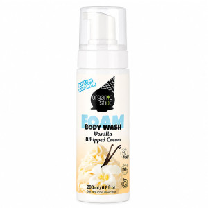 ORGANIC SHOP Vanilla Whipped Cream Body Wash Foam 200ml