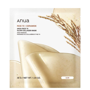 ANUA Rice 70+ Ceramide Glow Collagen Mask