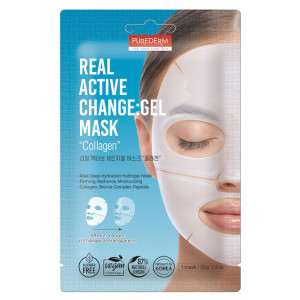 PUREDERM Real Active Change Collagen Gel Mask 32g
