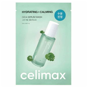 CELIMAX Hydrating + Calming Cica Serum Sheet Mask 27ml