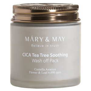 MARY & MAY Vegan Cica Tea Tree Soothing Wash Of Pack 125g