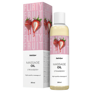 Satisfyer - Massageöl mit Geschmack - Erdbeere (250 ml)