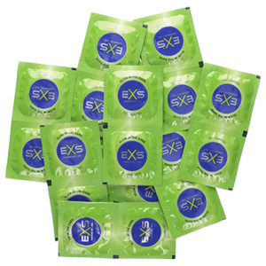 EXS Glow - im Dunkeln leuchtendes Latexkondom (100 Stk.)