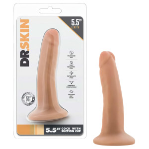 Dr Skin Dr. Skin 5,5 - lebensechtes Saugfuß-Dildo - natur (14cm)