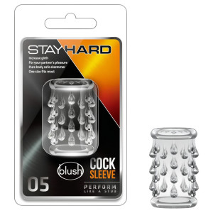 blush Stay Hard - Kugel-Penismanschette (transparent)