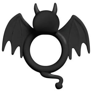 S-Line - Fledermaus Penisring (schwarz)