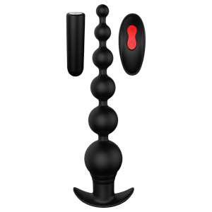 Dream Toys Cheeky Love - Akku Funkperlen-Analvibrator (schwarz)