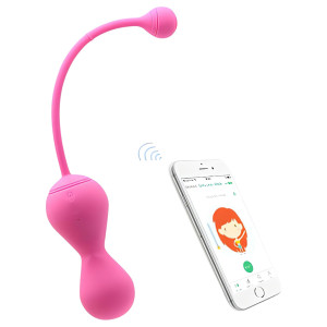 Magic Motion Kegel Master - App-gesteuerte vibrierende Liebeskugel (Pink)