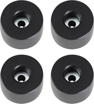 Adam Hall Hardware 4911 M4 AH - Lot de 4 Pied caoutchouc 38 x 25 mm en sachet - Pieds en caoutchouc