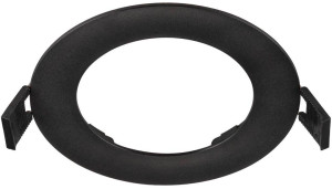 SLV DOWNLIGHT V 100, diffuseur plat noir - Encastrés de plafond