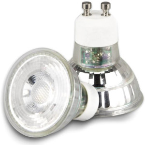 ISOLED Ampoule LED GU10 5W, 45°, prismatique, blanc chaud, IRC90 - Lampes LED socle GU10