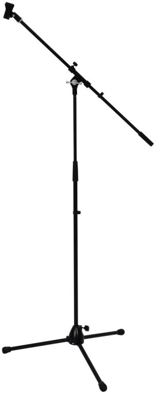 OMNITRONIC Trépied pour microphone avec perche, PRO bk - Pieds pour microphones