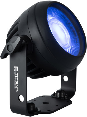 SHOWTEC Titan Strobe FLEX FX Pod simple 100 W Pod stroboscopique LED avec effet anneau LED RGBW - Stroboscopes