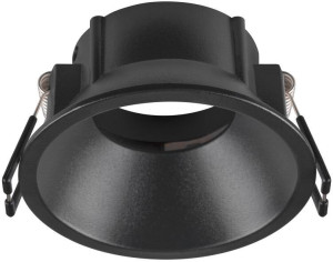 SLV NEW TRIA® 75, cadre de montage pour plafonnier, enfoncé, D : 8,2 H : 4,3 cm, IP 20, noir - Encastrés de plafond