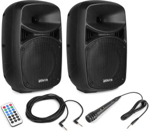 Ensemble de haut-parleurs Vonyx VPS082A Plug & Play 400W - Kits de haut-parleurs