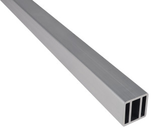 Riggatec tube profilé aluminium à angle droit avec barres intermédiaires 13 mm 50x50x4mm 100 cm - 50 x 50 x 4 mm
