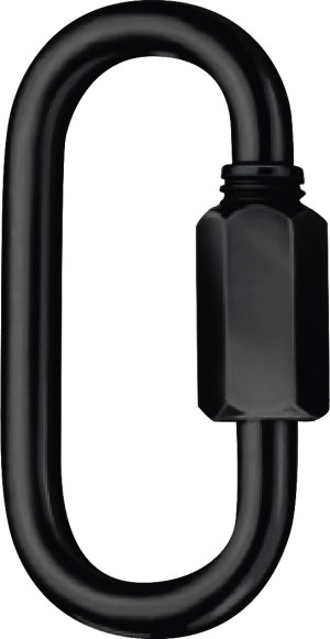 Maillon Riggatec Quick-Connect DIN 56927 type B - 750 kg, noir, 12 mm - Anneaux de levage, écrous de levage et maillons de suspension