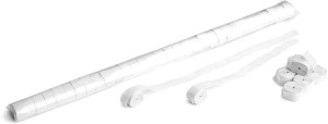 MagicFX Bande décorative Magic FX 10 m x 1,5 cm - Blanc - Serpentin papier