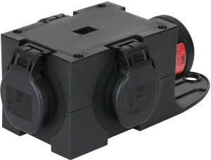 PCE Powersplit 5 CEE 16 A 3x Schuko - Distributeurs de courant