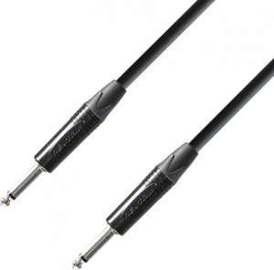 Adam Hall Cables 5 STAR IPP 0900 - Câble Instrument Neutrik Jack 6,35 mm mono vers Jack 6,35 mm - Palmer® Câble