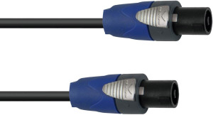 PSSO Câble de haut-parleur Speakon 2x2.5 5m bk - Câbles Speakon