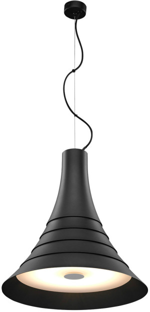 SLV BATO 45, suspension intérieure, noir, LED, 30W, 2700K, variable Triac - Lampes pendulaires