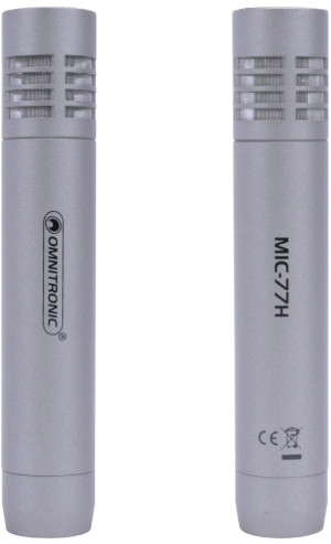 OMNITRONIC MIC 77H Overhead Drum Mic - Microphones pour instruments