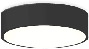 ISOLED Plafonnier LED, DM 40cm, noir, 25W, ColorSwitch 3000 3500 4000K, gradable - Lampes murales et de plafond