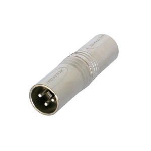 Neutrik NA 3 MM Adaptateur XLR mâle vers XLR mâle - Adaptateurs