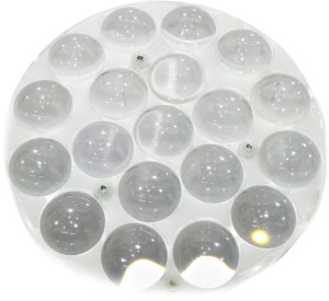 Ersatzteil Lentille (unité de lentille) Ø19,5mm LED TMH-X4 (plastique) - Pièces de rechange