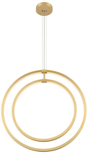 SLV ONE VERTICAL PD, suspension, 180 cm, 2700/3000 K, PHASE, laiton - Lampes pendulaires