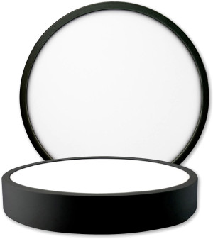 ISOLED Plafonnier LED PRO noir, 15W, rond, 170mm, ColorSwitch 2700 3000 4000K,dimmable - Lampes murales et de plafond