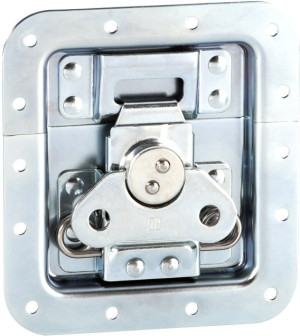 Adam Hall Hardware 172530 - Fermeture Papillon V3 courte sans Passage de Profilé Cuvette 14 mm - Serrures