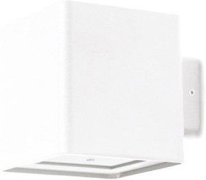 ISOLED Applique LED Flex direct/indirect 2x5W CREE, IP54, blanc, blanc chaud - Lampes murales et de plafond