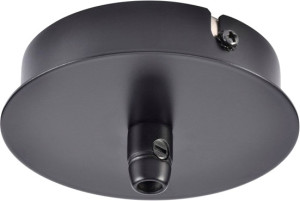 SLV FITU, patère 1 passe-fil intérieure, ronde, noir - Accessoires divers