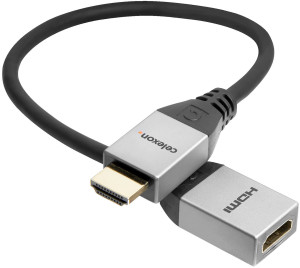 celexon Adaptateur HDMI M/F avec Ethernet - 2.0a/b 4K 0,25m - Professional Line - Câbles HDMI