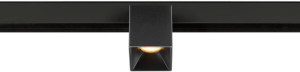 SLV FIXT-IT!, 48V, DALI, spot rail saillie, carré 3000K, 6,6W, 36°, noir/noir - Lampes avec adaptateur triphasé 48V