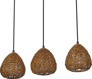 LEDVANCE Décor Papier Pendule Linéaire 3XE27 Beige - Lampes pendulaires