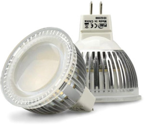 ISOLED Ampoule LED MR16 6W verre diffus, 120°, blanc chaud - Lampes LED socle GU5.3