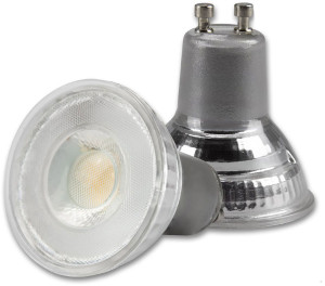 ISOLED Spot LED GU10 5,5W, 60°, prismatique, blanc chaud, CRI90, dimmable en 3 étapes - Lampes LED socle GU10