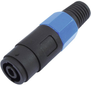 OMNITRONIC Câble de haut-parleur, prise 4 broches - Connecteurs Haut-parleurs